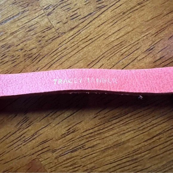 Tracey Tanner orange leather double wrap bracelet - Picture 5 of 5